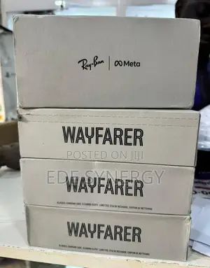 Meta Rayban Smart Glasses Rw4006 Wayfarer. Shiny Black Clear