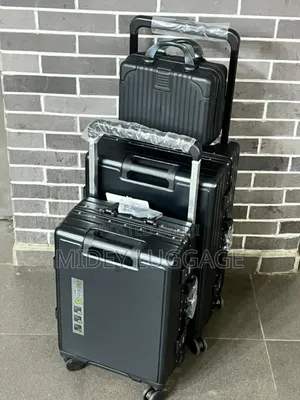 Set of 3 Aluminum Luggage Boxes