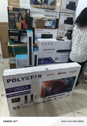 Polystar 50 Inches Smart Tv With Youtube Netflix Built-In