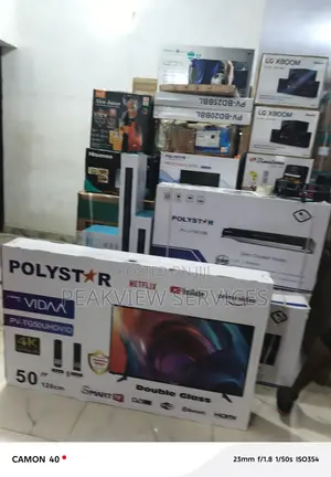 Polystar 50 Inches Smart Tv – Ultra Slim, Crystal Clear
