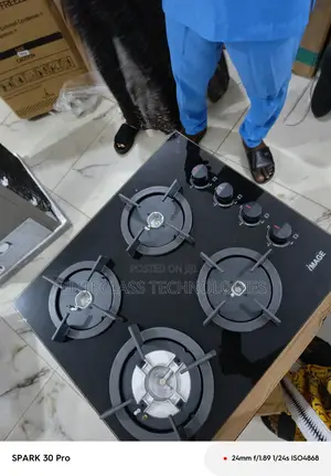 Gasvibe Image Inbuilt 4 Gas Burner Hob