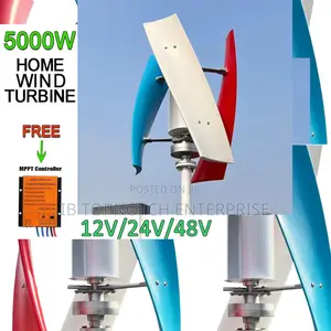 Powerful and Efficient: 5000w 48v Vertical Wind Turbine
