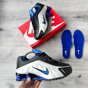 Nike Shox R4 “Metallic Silver Black Racer Blue”