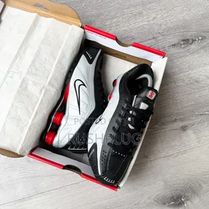 Nike Shox R4 “Black Metallic Silver Red”