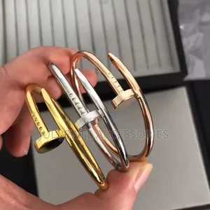 Original Non Tarnish Nail Designed Cartier Unisex Bangle