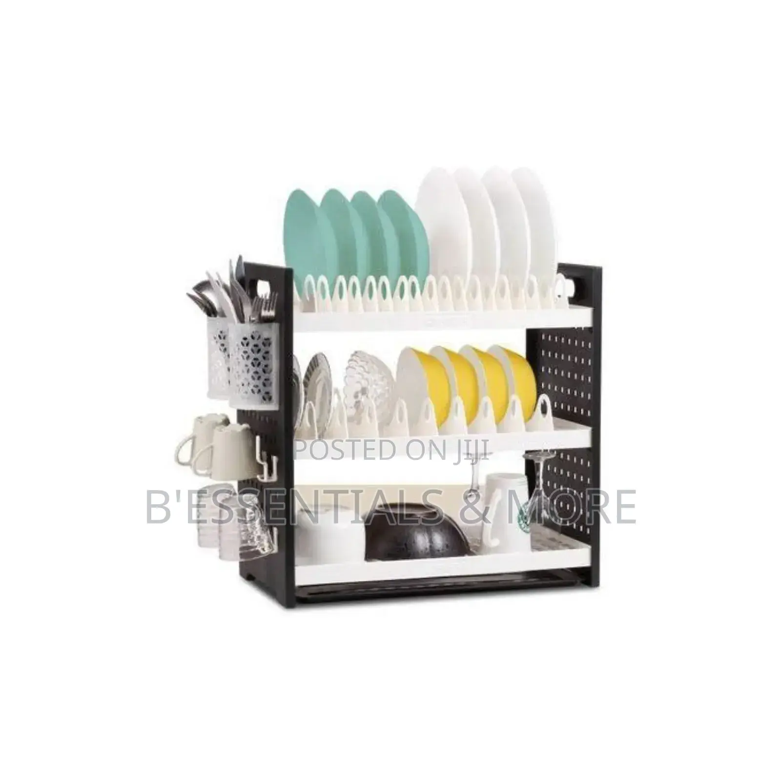 3 Layers Durable Plastic Dish Rack