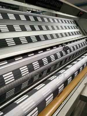 Day And Night Window Blind - Attractive Dash Line Black And White