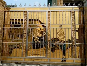 12ft X 8ft Stainless Steel Gold Gate