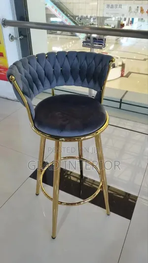 Modern Luxury Velvet Bar Chair