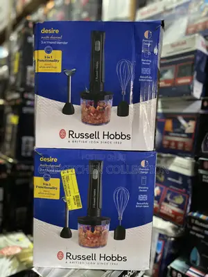 Russell Hobbs Matte Charcoal 3-in-1 Hand Blender