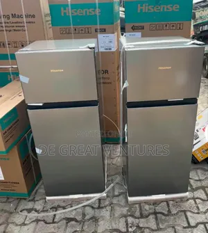 Brand New Hisense 125l Double Door Refrigerator√External√Silver Colour