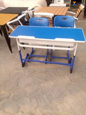 2in1/ Double Seater School Desk and Chair