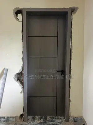 Gray Z Wooden Door 3 by 7ft and 2.6
