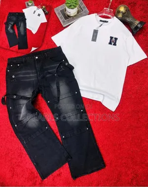 Hermes Top and Jean Set for Men