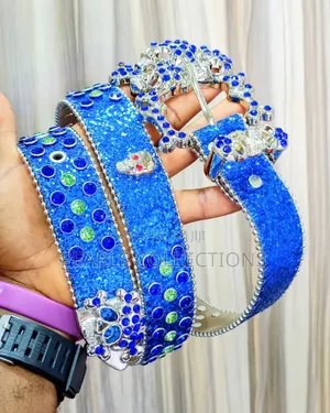 Blue Fashion Leather Belt