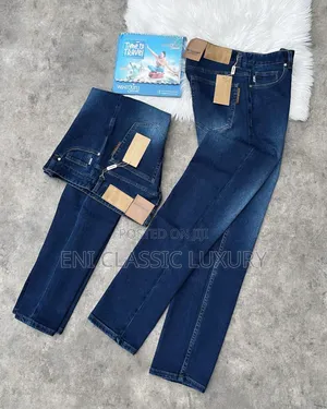Super High Quality Luxury Men's Jeans Burberry Well Branded Package