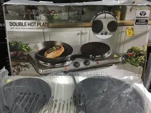 Daewoo Stainless Steel Dual Hot Plate