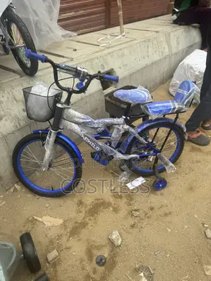18’ Unisex Bicycle for Young Children With Free Helmet