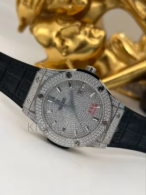 Luxury Hublot Full Stone 
Wristwatch