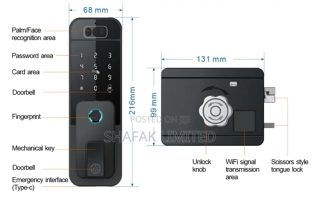 Tuya Biometric Bolt Lock