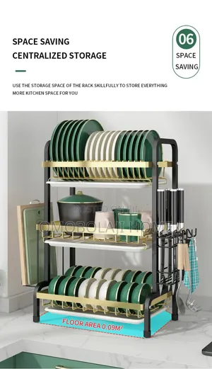 3 Layer Plate Rack