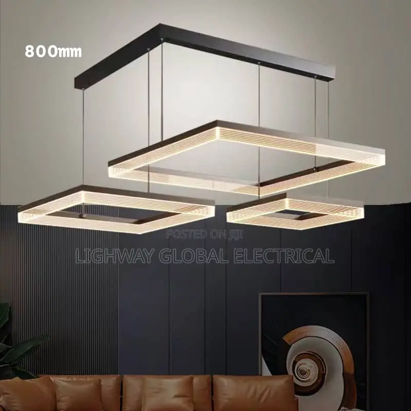 Square Acrylic Led Chandelier