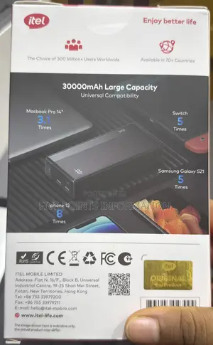 Itel 30000mah Powerbank
