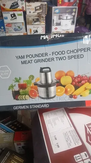 Yam Pounder, Food Chopper and Meat Blender With 2 Speed