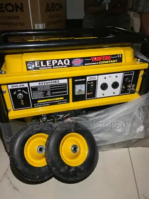 Elepaq Sv22000e2 11kva Key Start Generator With Wheels