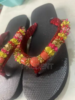 Slippers With Beautiful Beads