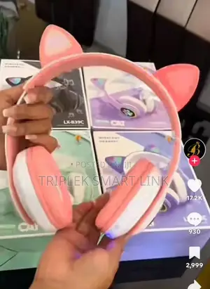Wireless Bluetooth Headset With Cat Ear