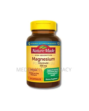 Nature Made Magnesium Glycinate – Muscle, Nerve Sleep Support