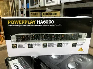 Behringer Powerplay Ha6000 6 Channel Headphone Mixing Amp