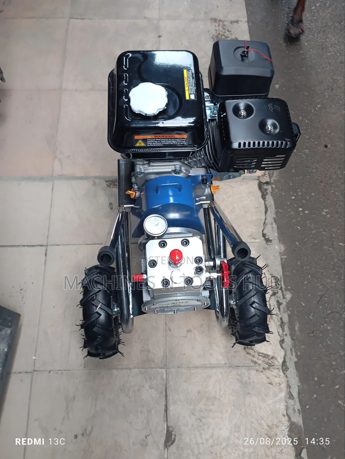 196cc Petrol Engine Airless Paint Spraying Machine