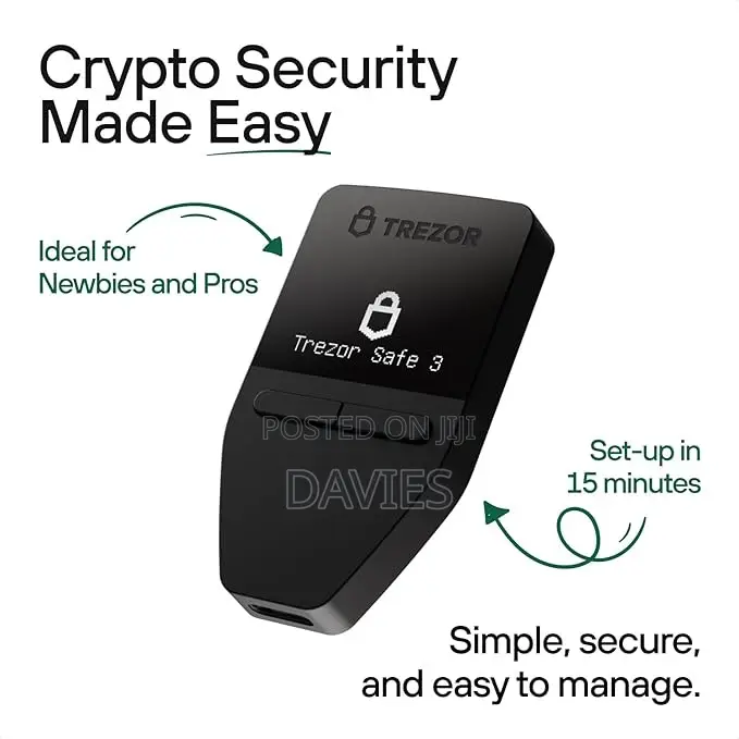 Trezor Safe 3 Crypto Hardware Wallet
