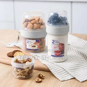 Seal Lock 2 Way Container | Reusable Parfait Cups