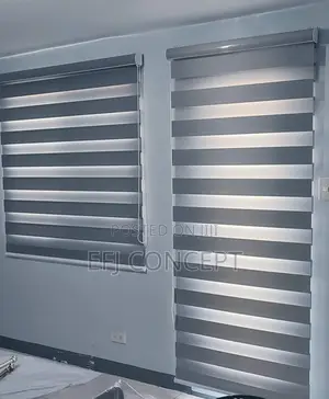 Day And Night Window Blind - Attractive Plain Grey
