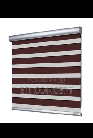 Day And Night Window Blind - Attractive Brown And Milk Design