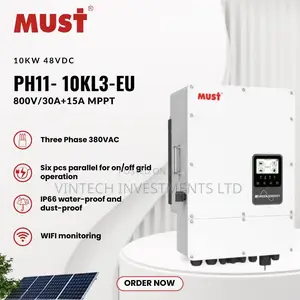 Must 10kva Hybrid 3 Phase Inverter 48vdc