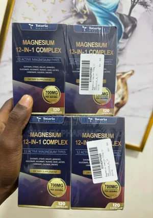Magnesium Complex 700mg 12 In 1 Magnesium Relax,Muscle,Heart-120cap