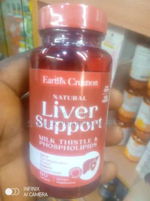 Earth Creation Liver Support Wit Milk Thistle With Phospholipids-60cap