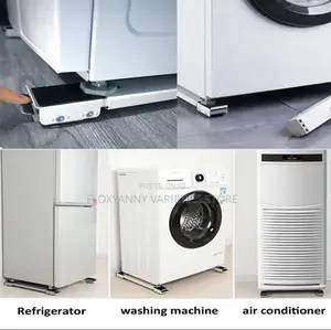 Movable Adjustable Telescopic Fridge/Washing Machine Stand Wheel