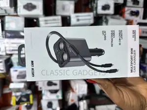 Green Lion Multiport 90w Car Charger - Black