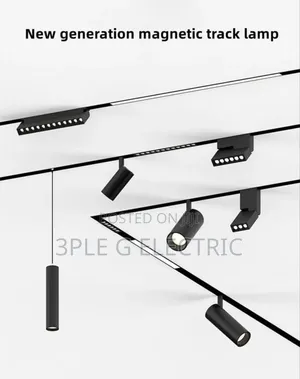 Futuristic Magnetic Track Lighting Accessories
