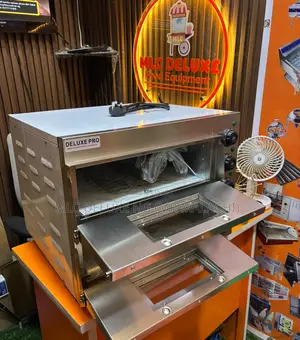 (2 Big Pizzas Per Bake) 2 Layers Pizza Oven With Interior Pizza Stone