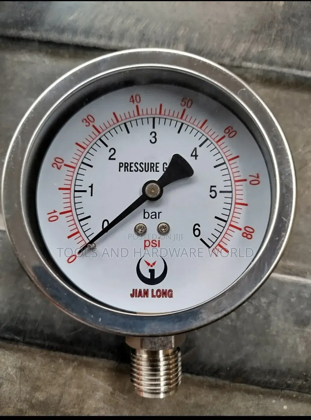 Pressure Gauge 4" Face