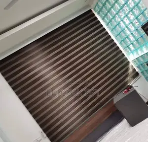 Day And Night Window Blind - Attractive Dark Brown Design