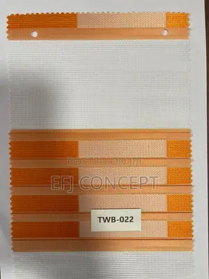 Day And Night Window Blind - Attractive Orange Plain Design