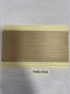 Day And Night Window Blind - Brilliant Light Grey Brown Design