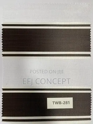 Day And Night Window Blind - Attractive Brown Double Thin Single Broad
